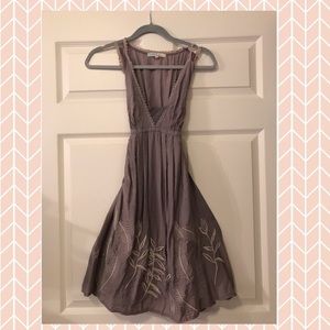 Lavender Floral Dress